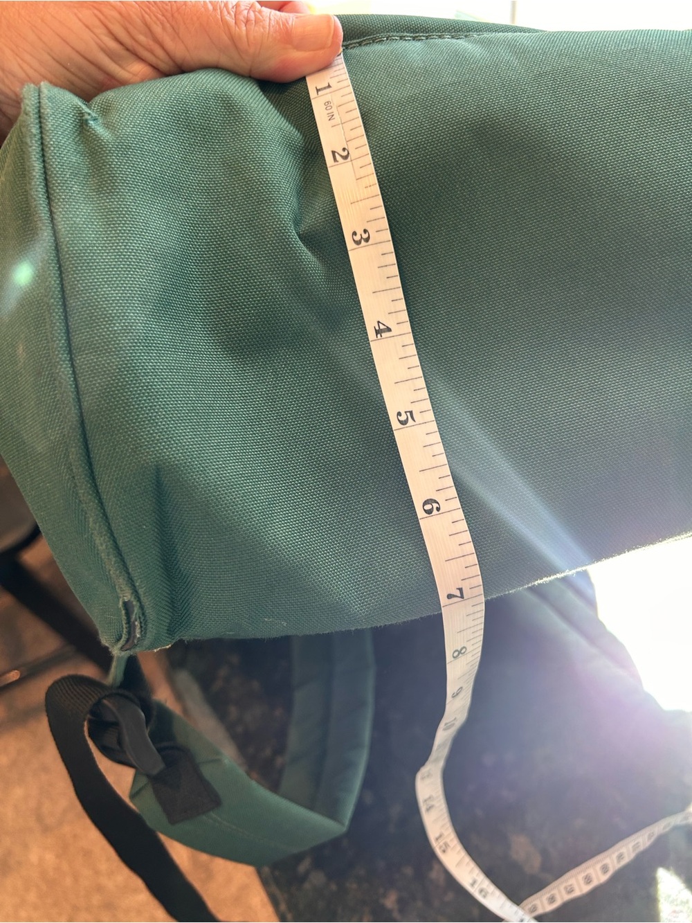 Himawari Laptop Backpack. Large USB charger. Travel. Work. School. Gold details. - Picture 12 of 12